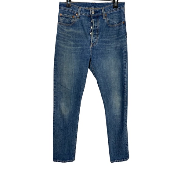 Levi's Denim - Levi’s 501 High Waist Button Straight Jeans 28X30
